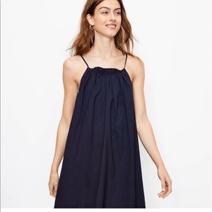 LOFT Tall Tie Back Swing Dress
